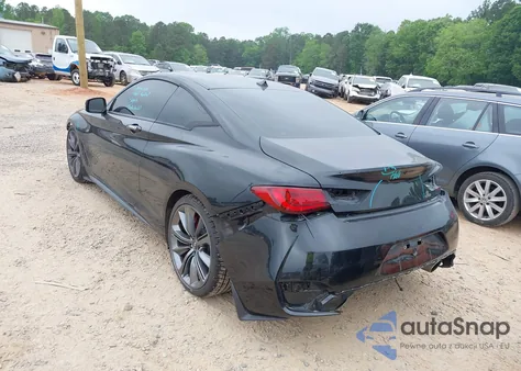 2018 Infiniti Q60 3.0T Red Sport 400 from USA, damaged, VIN JN1FV7EK6JM530095